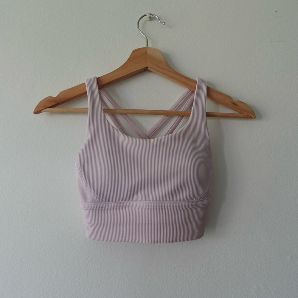 lululemon athletica Light Pink Sports Bra